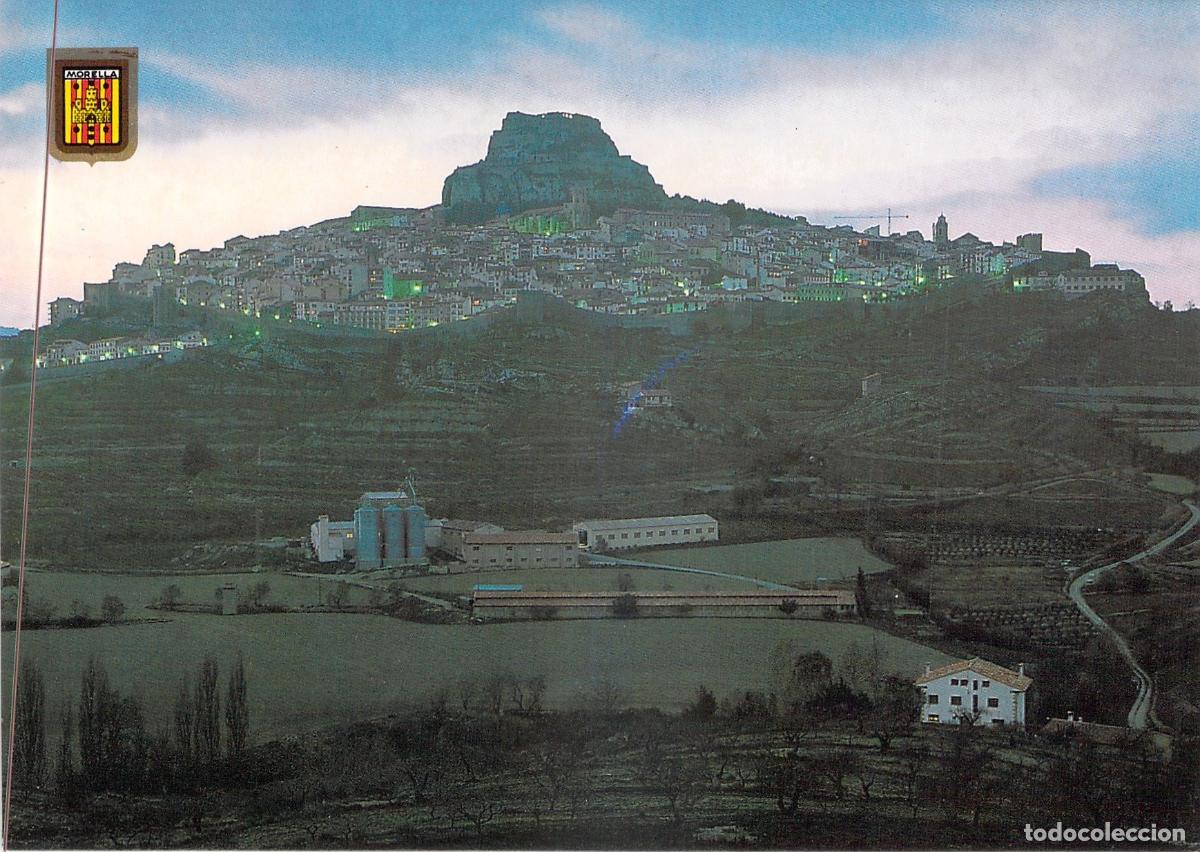 Postales: Postal de la Vista General de Morella y su Castillo en Castell&oacute;n