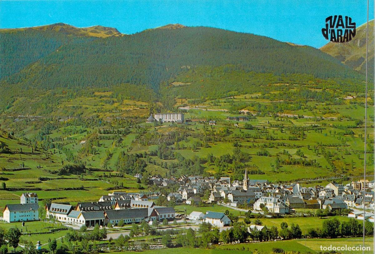 Postales: Postal de Vielha, Val d'Aran, Vista General del Valle y Monta&ntilde;as