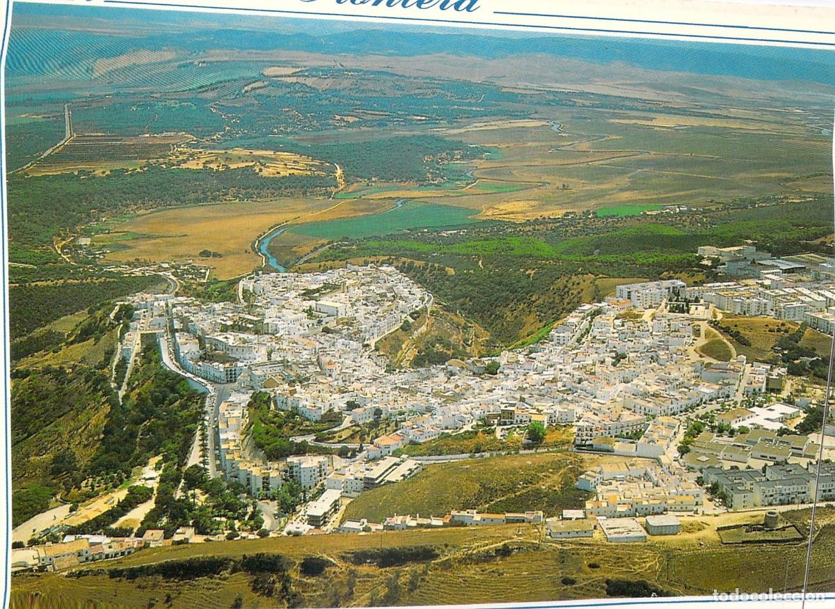 Postales: Postal de Vejer de la Frontera, C&aacute;diz - Vista A&eacute;rea Panor&aacute;mica