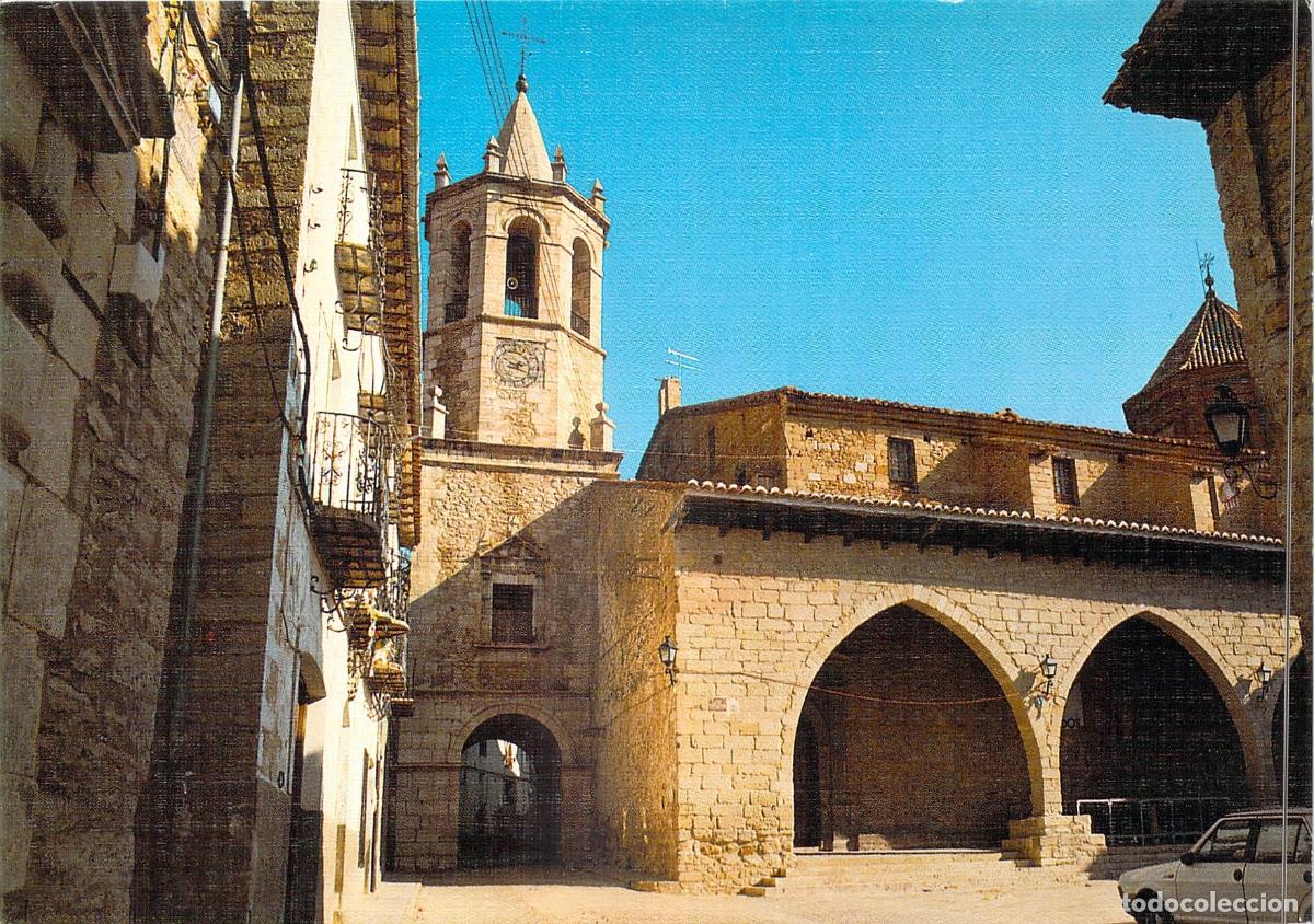 Postales: Postal de Cantavieja, Teruel - Plaza Cristo Rey