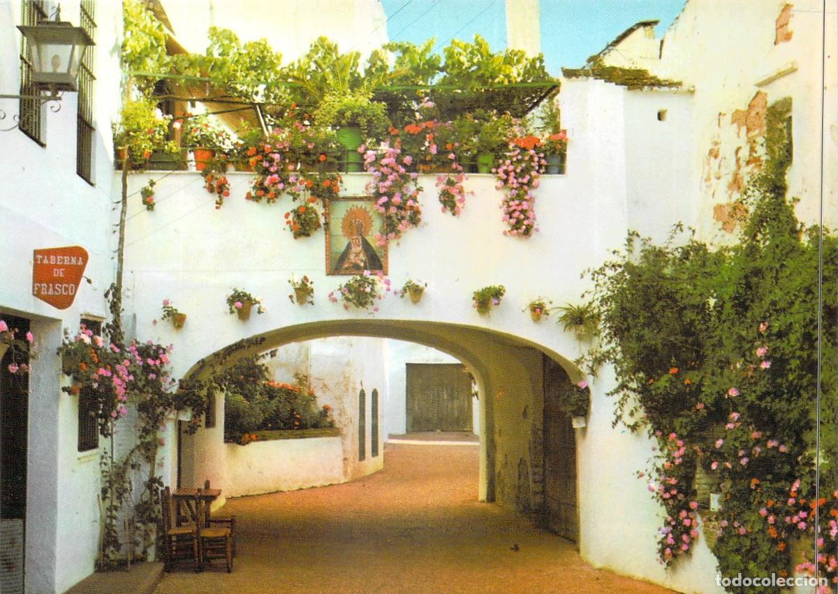 Postcards: Postal de Aracena: Pasaje del Pintor Gustavo Bacarisas y Taberna de Frasco