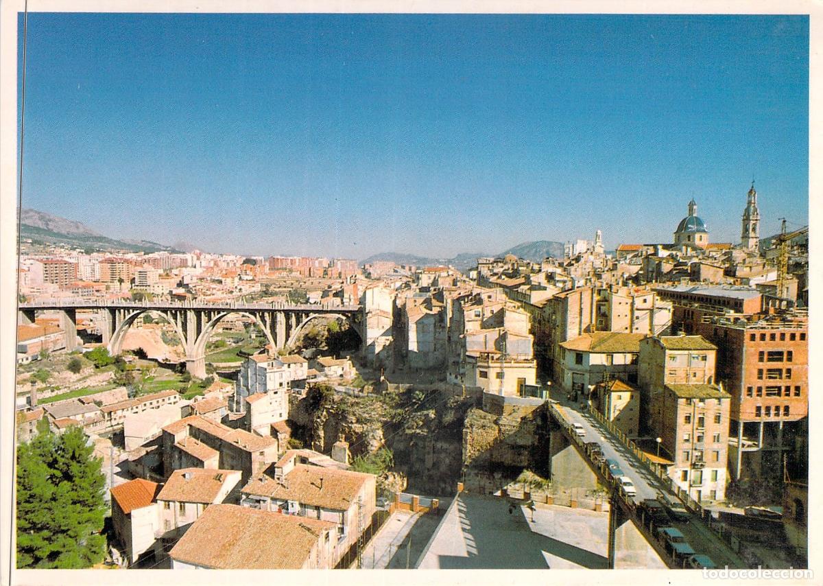 Postcards: Postal de Alcoy: Vista Panor&aacute;mica y Puentes de la Ciudad