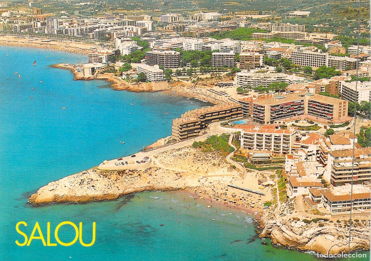 Postcards: Postal de Salou - Vista parcial de la Costa Dorada y Hoteles