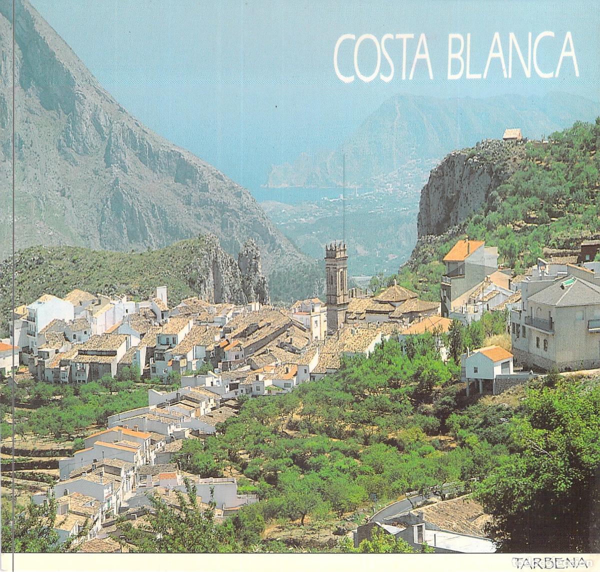 Postcards: Postal de T&agrave;rbena, Costa Blanca, Vista Panor&aacute;mica del Pueblo