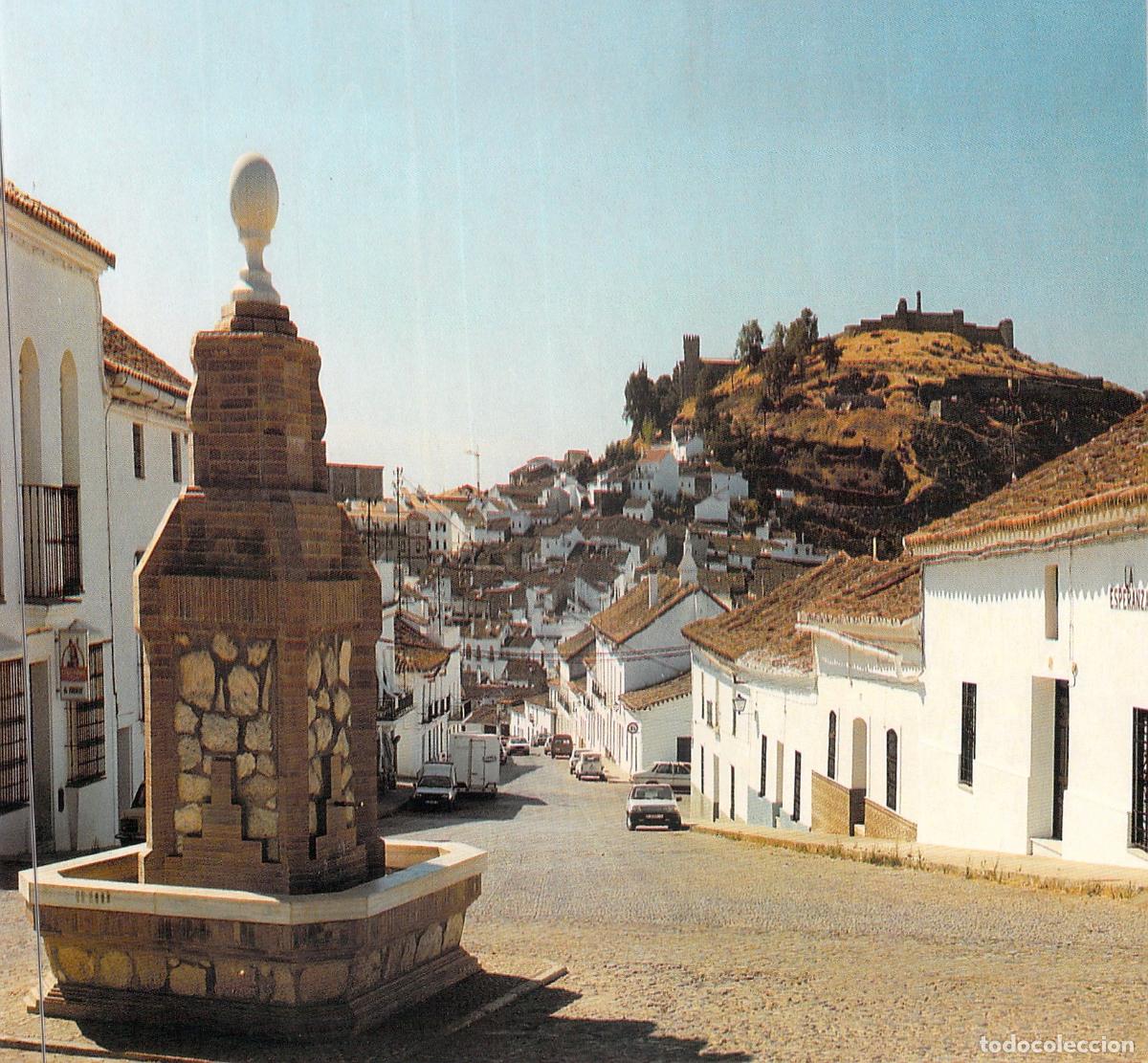 Postkarten: Postal Aracena Huelva Calle La Esperanza y Castillo