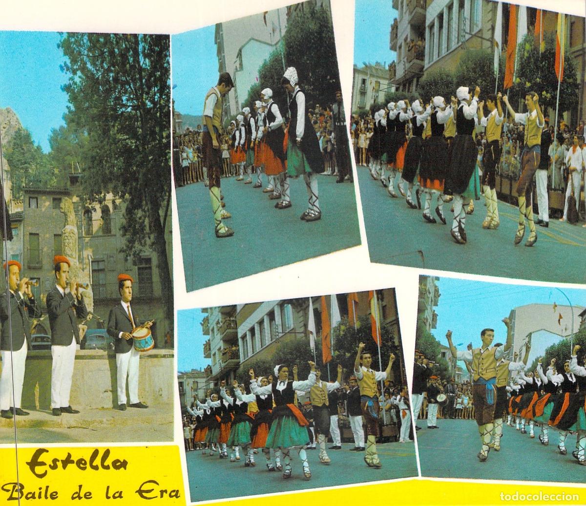 Postales: Postal de Estella Navarra - Tradicional Baile de la Era - Foto 1