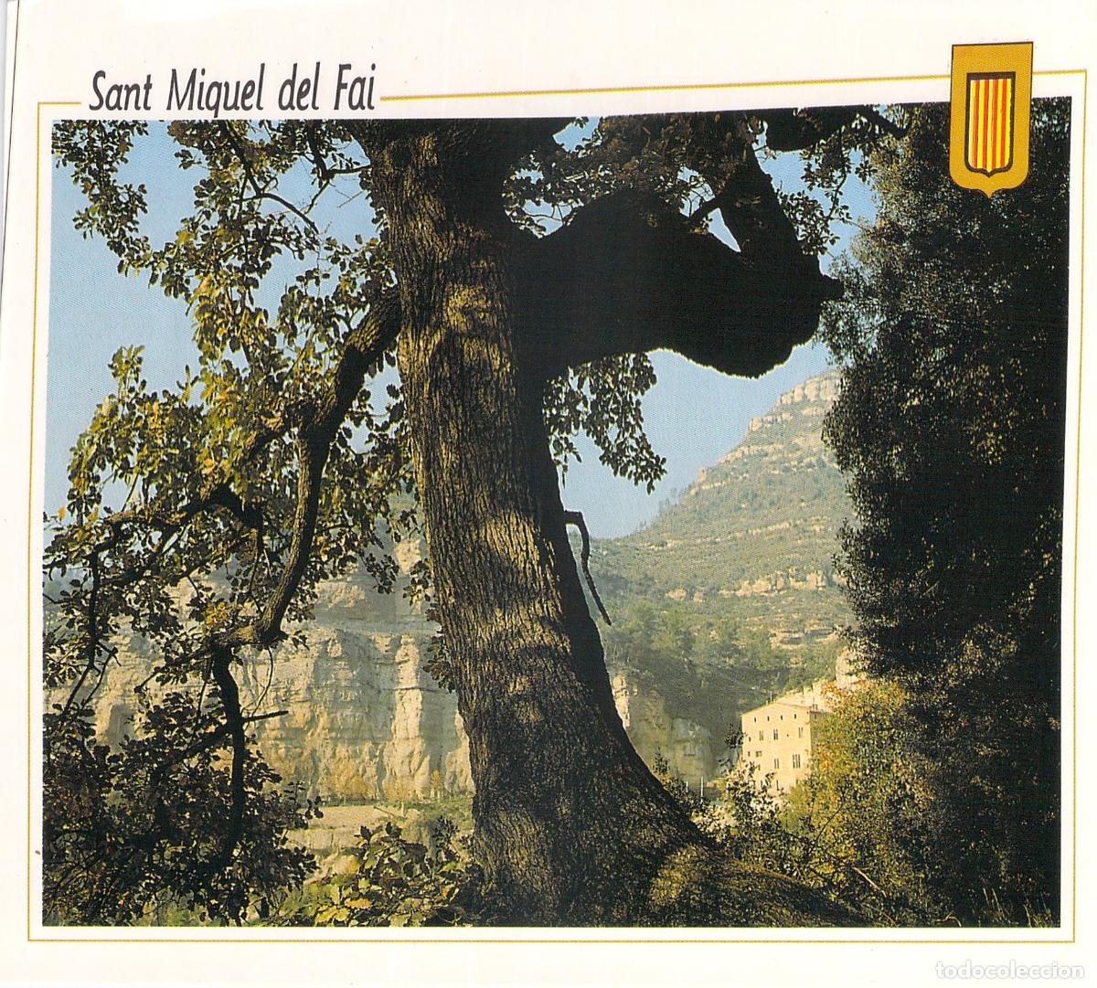 Postales: Postal Sant Miquel del Fai Barcelona Vista General Paisaje