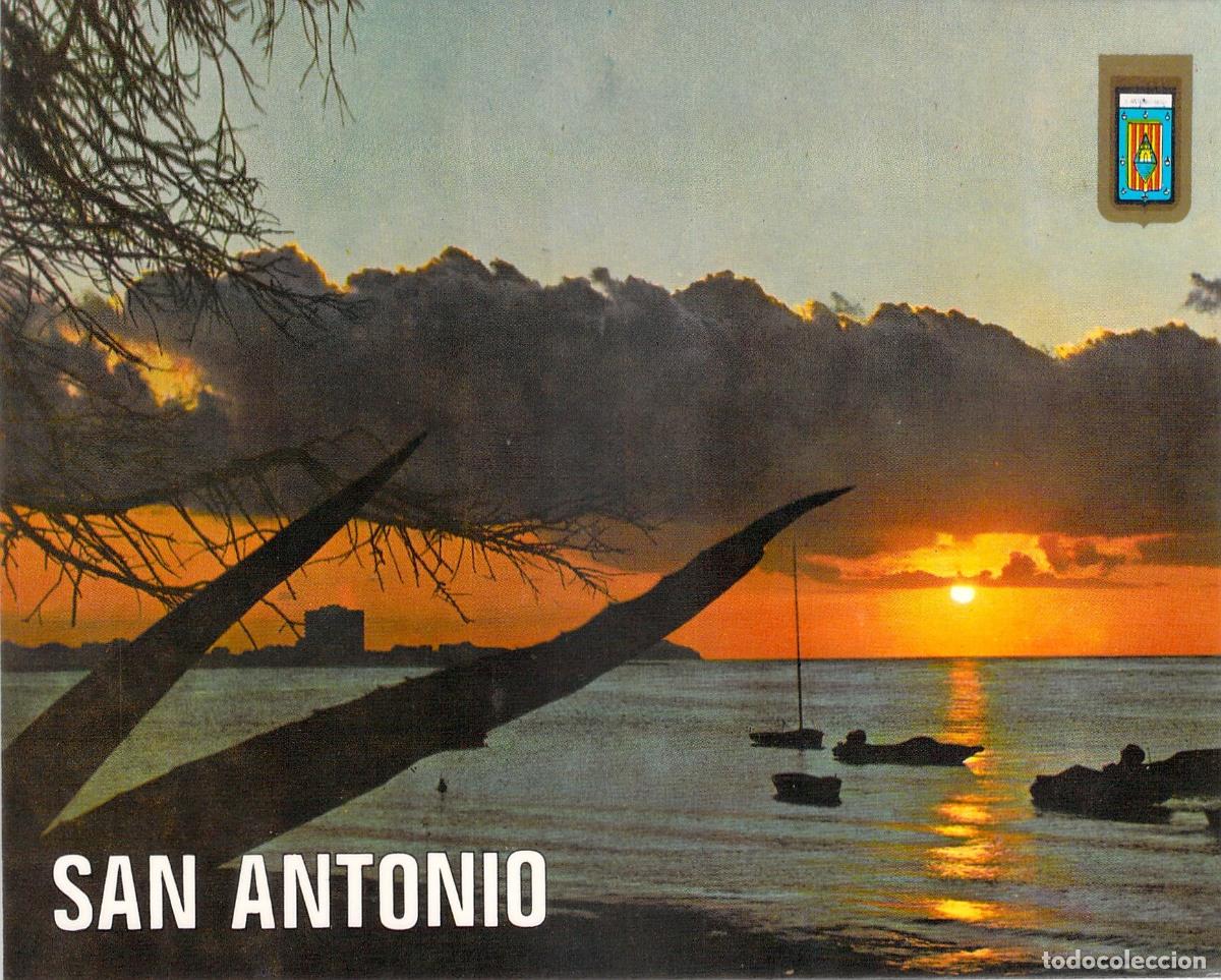 Postales: Postal de Ibiza, San Antonio Abad - Atardecer en la Isla Blanca