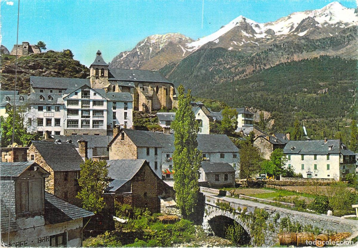 Postales: Postal de Sallent de G&aacute;llego, Pirineo Aragon&eacute;s y Macizo del Infierno