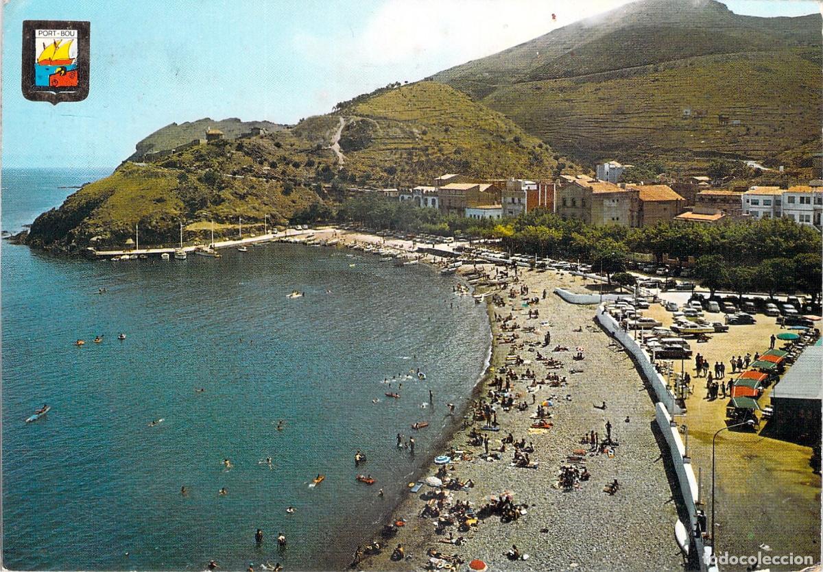 Postales: Tarjeta Postal Port-Bou Costa Brava Paseo Mar&iacute;timo y Playa