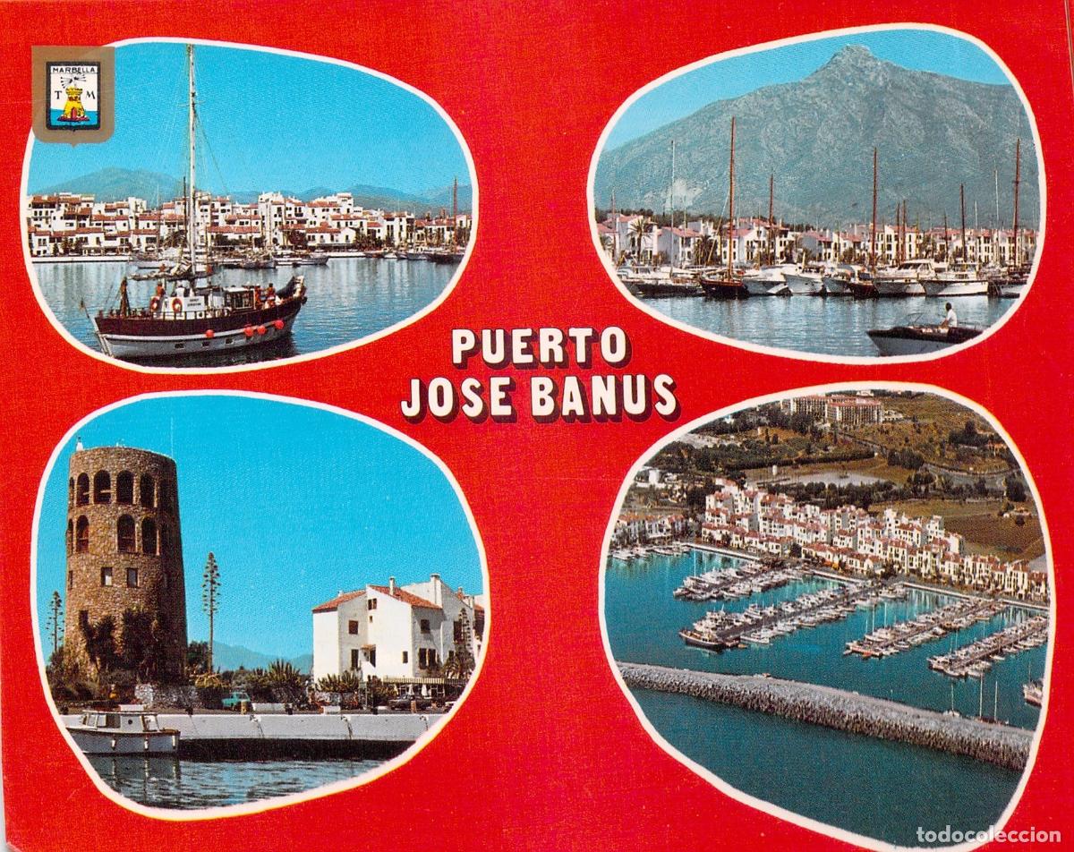 Postales: Postal de Puerto Jos&eacute; Ban&uacute;s Marbella Costa del Sol Multi-vistas