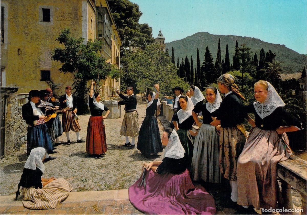 Postales: Postal de Bailes T&iacute;picos en Valldemosa, Mallorca - Foto 1