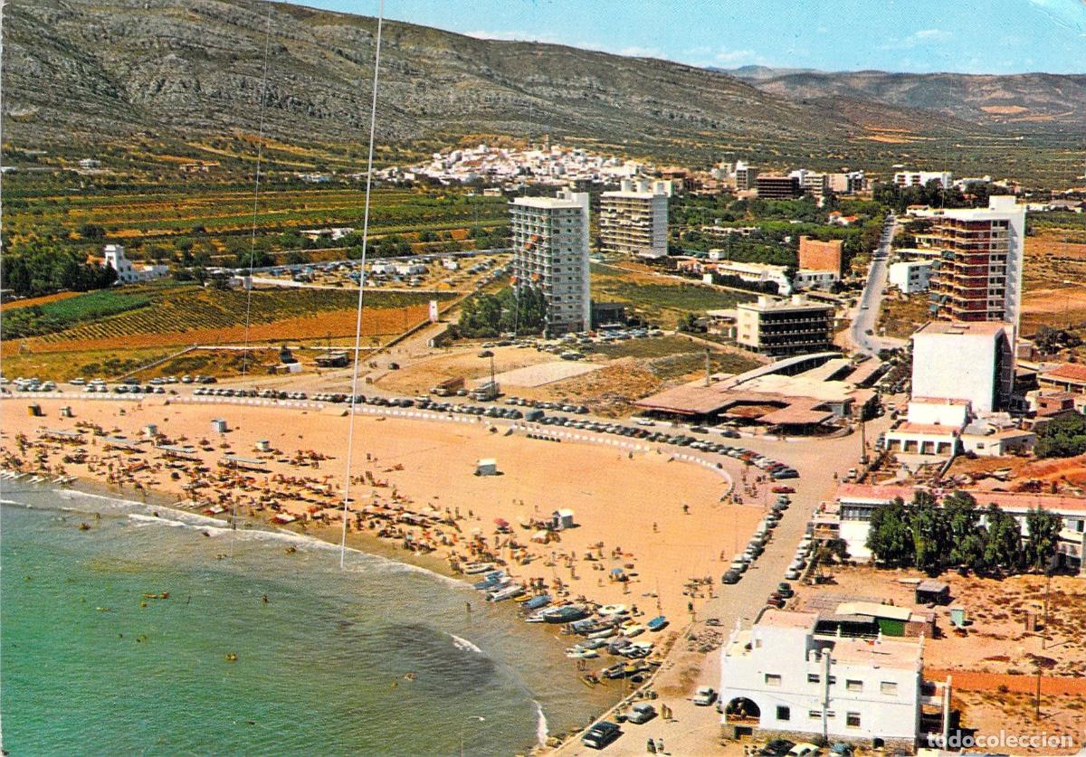 Postales: Postal de Oropesa del Mar, Castell&oacute;n - Vista de la Playa y Edificios