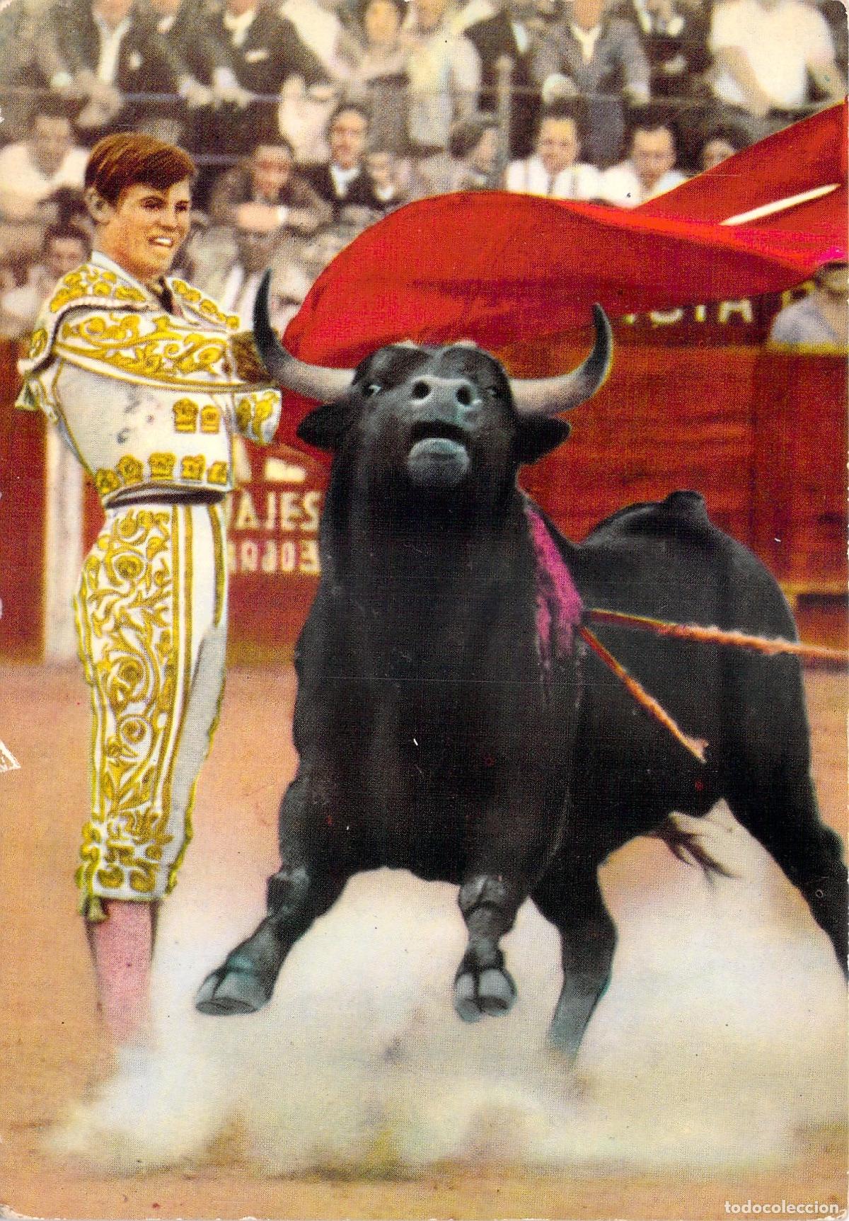 Postales: Postal de Manuel Ben&iacute;tez El Cordob&eacute;s en la Plaza de Toros