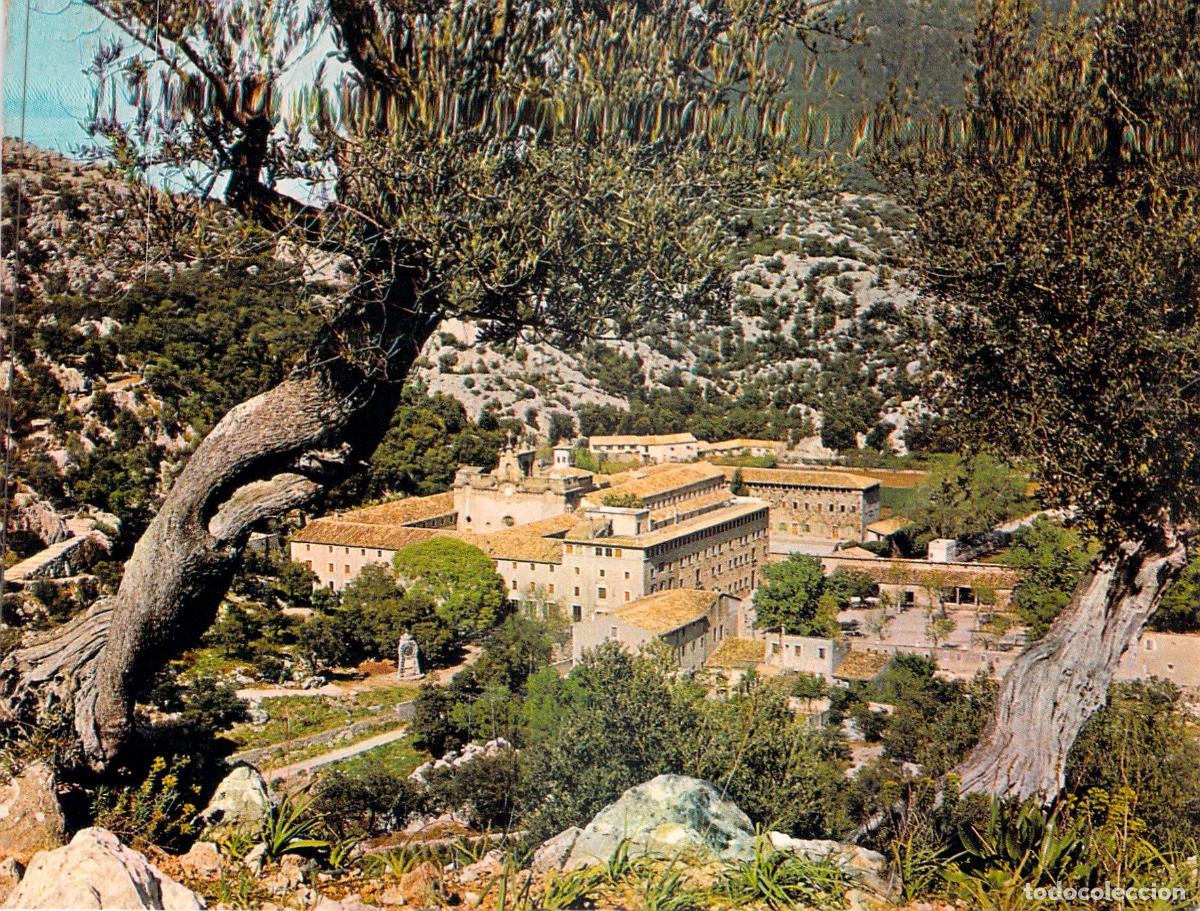 Postales: Postal del Santuario de Lluc en Mallorca Vista General