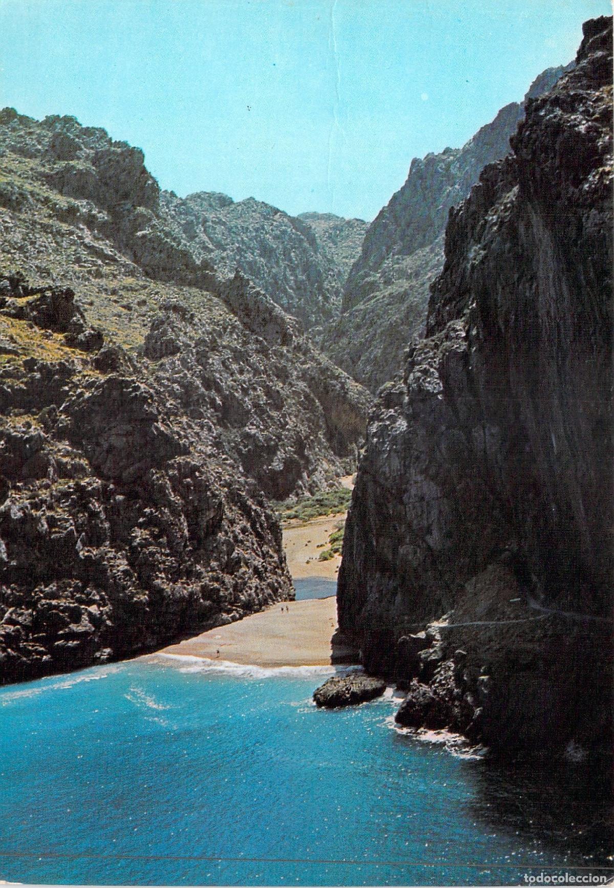 Postales: Postal de Mallorca: La Calobra y Desembocadura del Torrente de Pareis