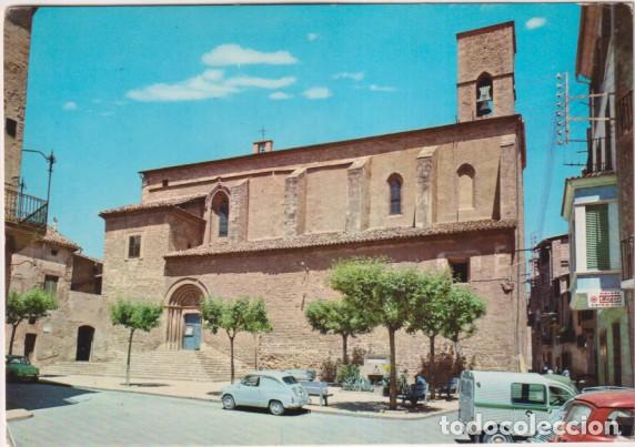 Postcards: 2 Sampedor. Iglesia parroquial y Plaza Rdo. Jos&eacute; Serra. A&ntilde;o 1968. Escasa