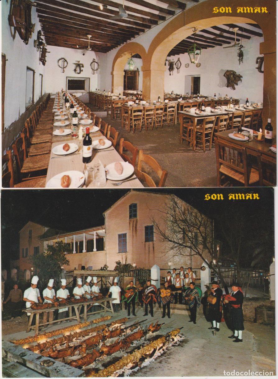 Postales: Mallorca. Son Amar. Lote de 2 postales. A&ntilde;o 1970