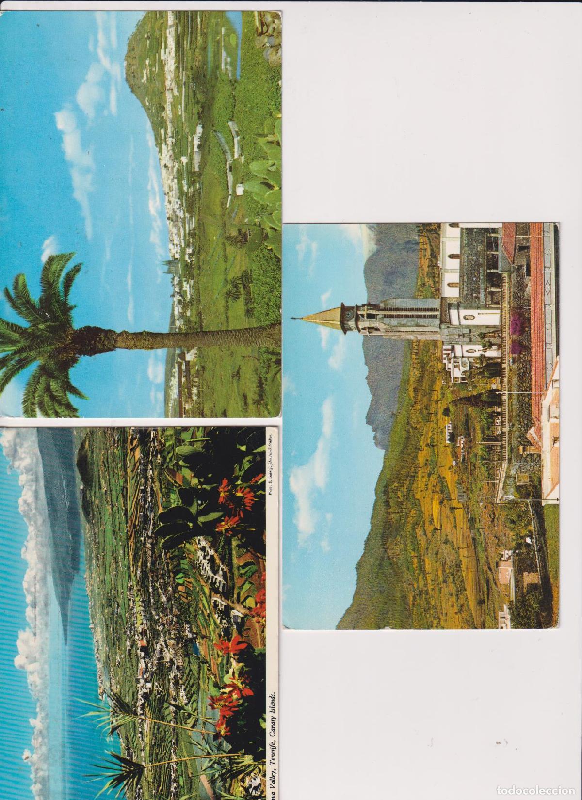Postales: Islas Canarias. lote de 3 Postales. Franqueadas y fechadas 1963 a 1977