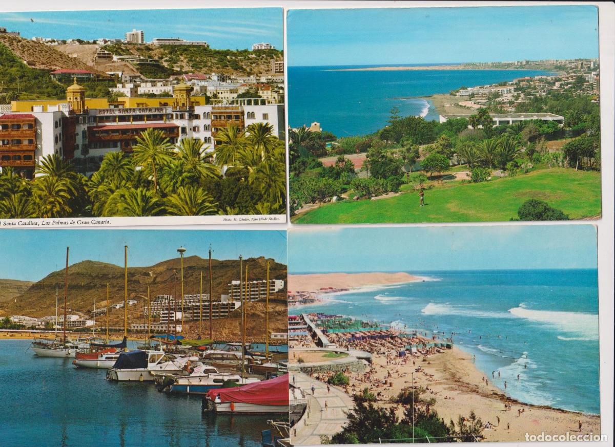 Postales: Gran Canaria Lote de 4 postales - Foto 1