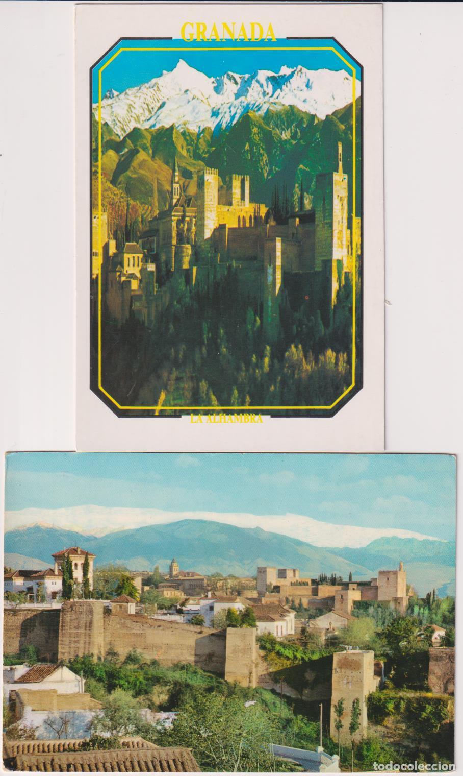 Postales: Granada. Lote de 2 Postales de La Alhambra