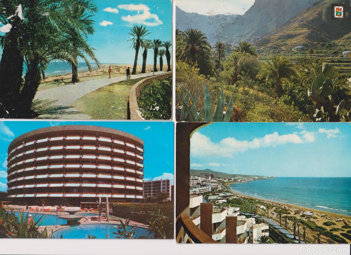 Postales: Gran Canaria. lote de 4 Postales. Franqueadas y fechadas de 1970 a 1985