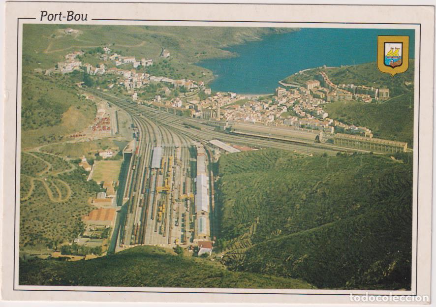 Postales: Port-Bou. Postal. Franqueado y fechado en Francia