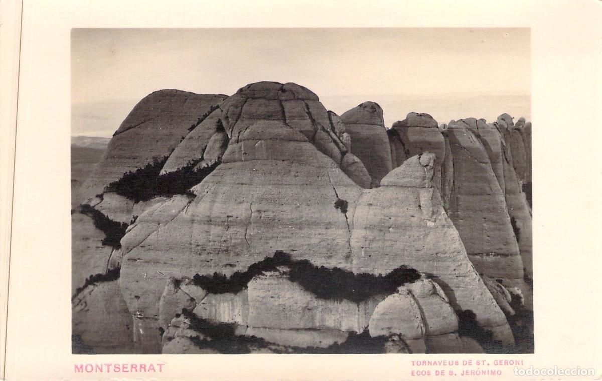 Postales: Postal de Montserrat Barcelona - Ecos de San Jer&oacute;nimo