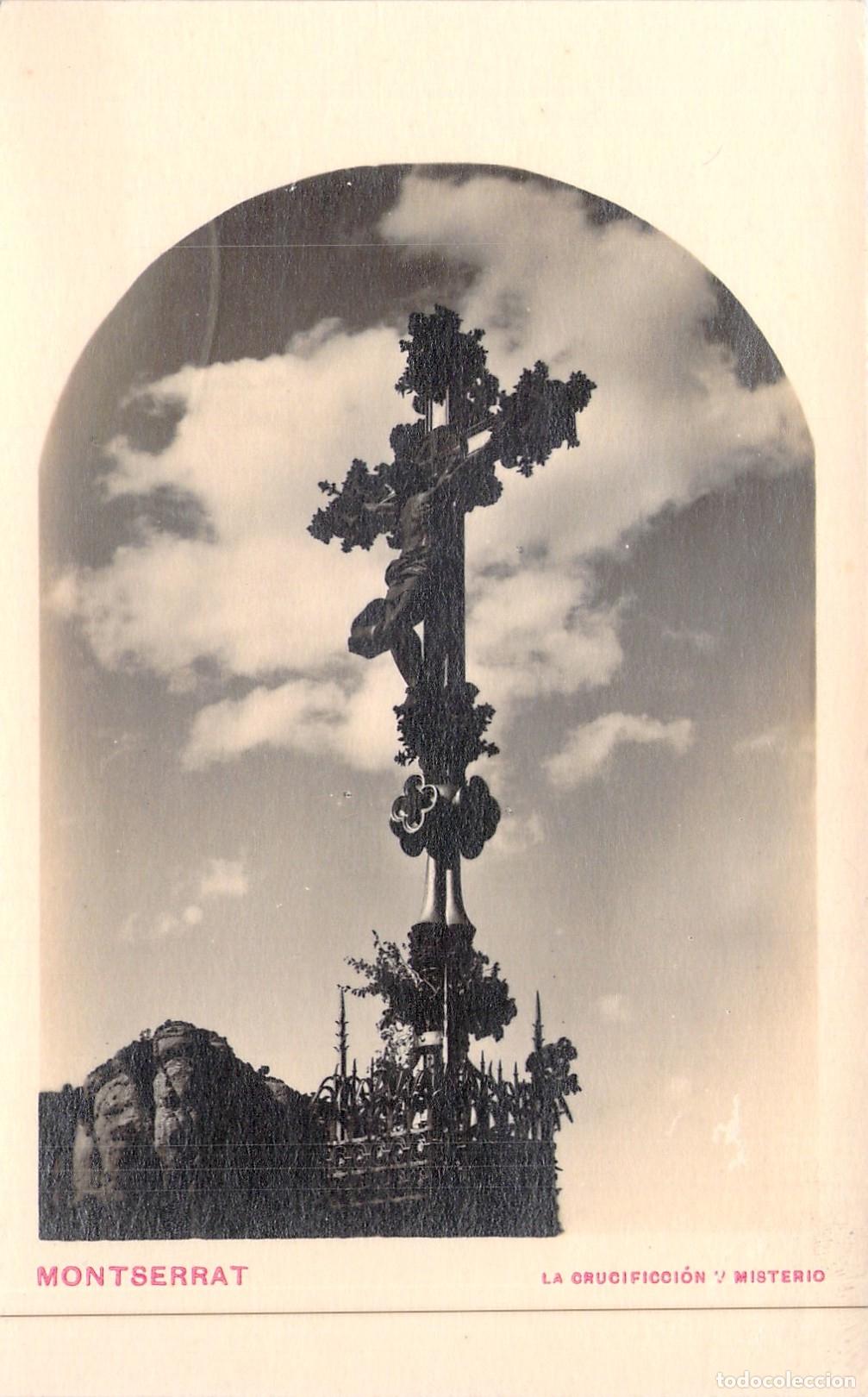 Postales: Postal de Montserrat: Monumento La Crucifixi&oacute;n, Quinto Misterio