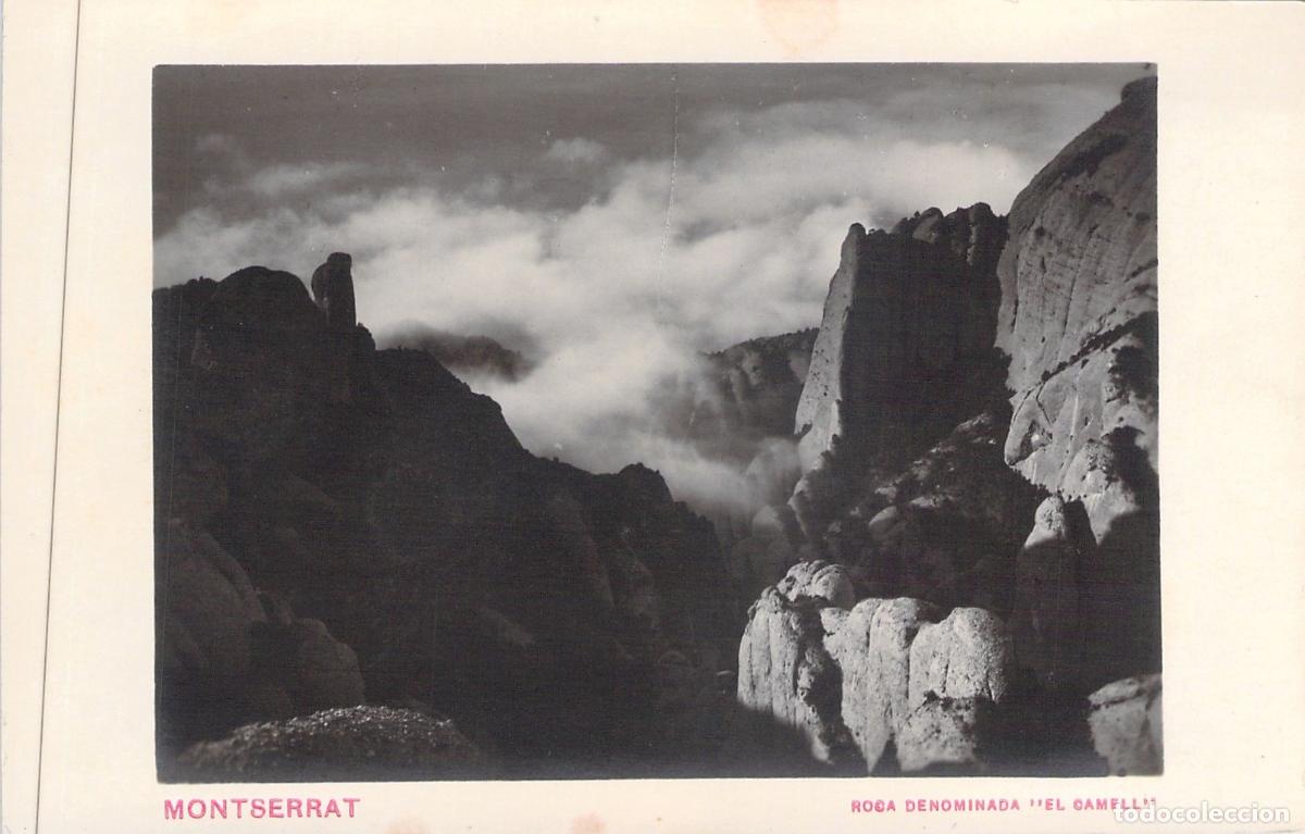 Postales: Postal de Montserrat Barcelona - Roca El Camell