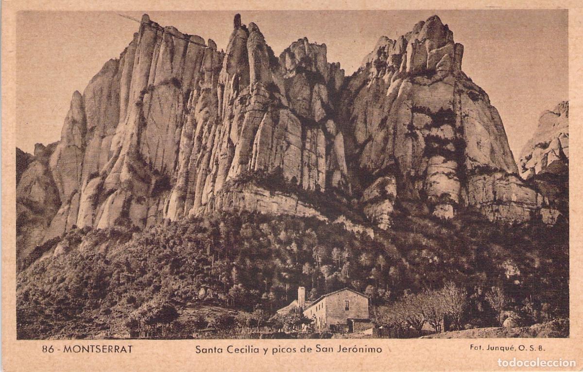 Postales: Postal de Montserrat: Santa Cecilia y Picos de San Jer&oacute;nimo