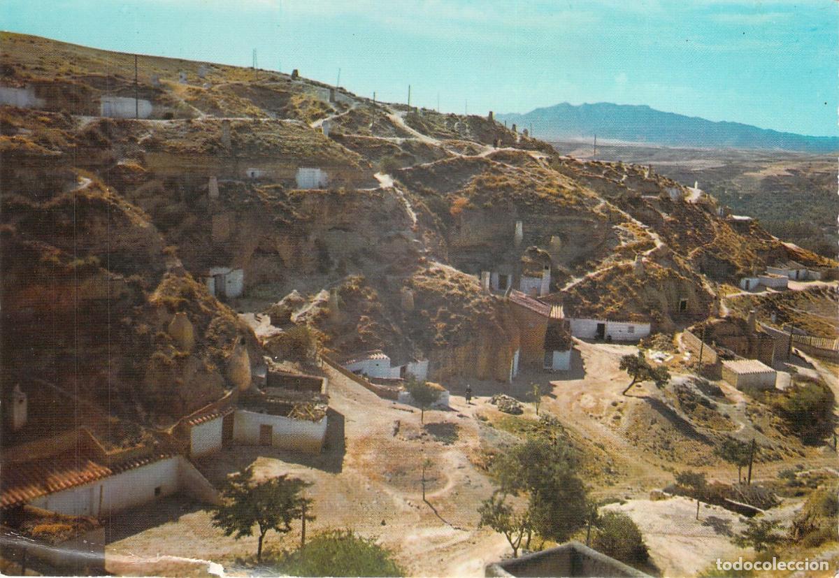 Postales: Postal de C&uacute;llar-Baza, Granada - Cuevas T&iacute;picas y Paisaje de Andaluc&iacute;a