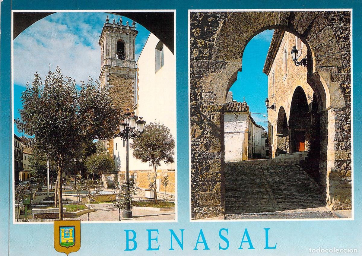 Postales: Postal de Benasal, Castell&oacute;n - Vistas de la Torre y el Arco Medieval