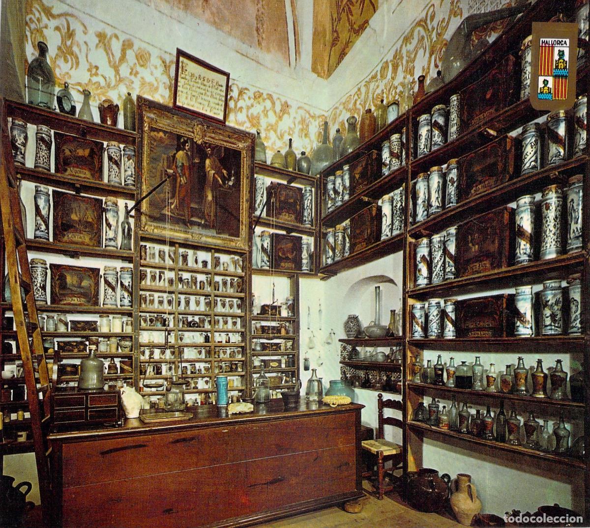 Cartoline: Postal Antigua de la Hist&oacute;rica Farmacia de Valldemosa Mallorca