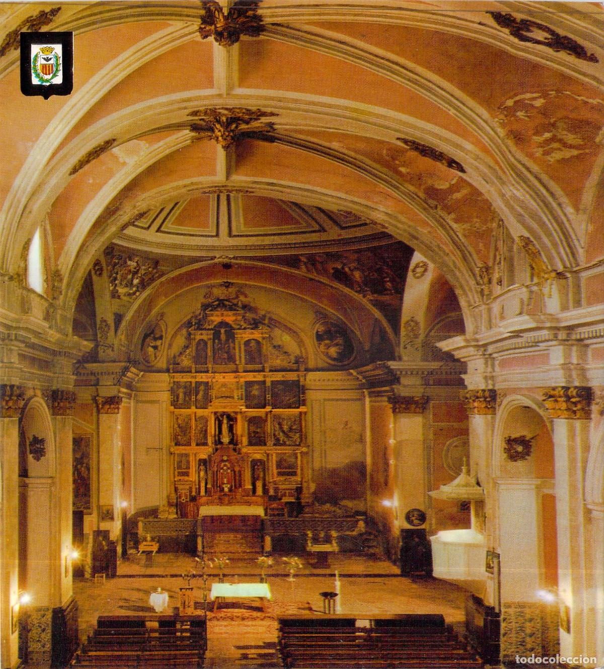 Postales: Postal Interior Iglesia Parroquial de Vilafam&eacute;s Castell&oacute;n