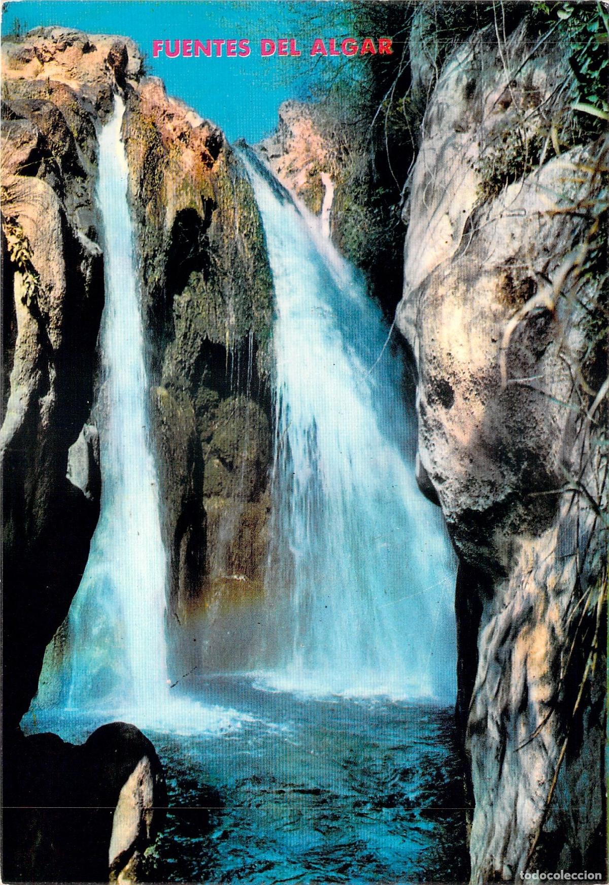 Cartes Postales: Postal Fuentes del Algar - Cascadas Toll de la Caldera, Alicante