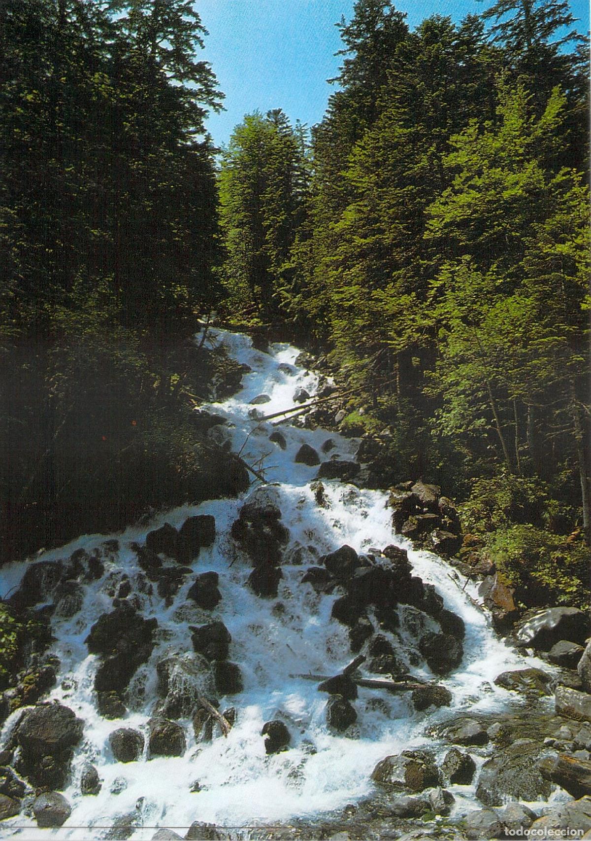 Postales: Postal de la Cascada Uelhs deth Joeu, Val dAran, Lleida - Foto 1