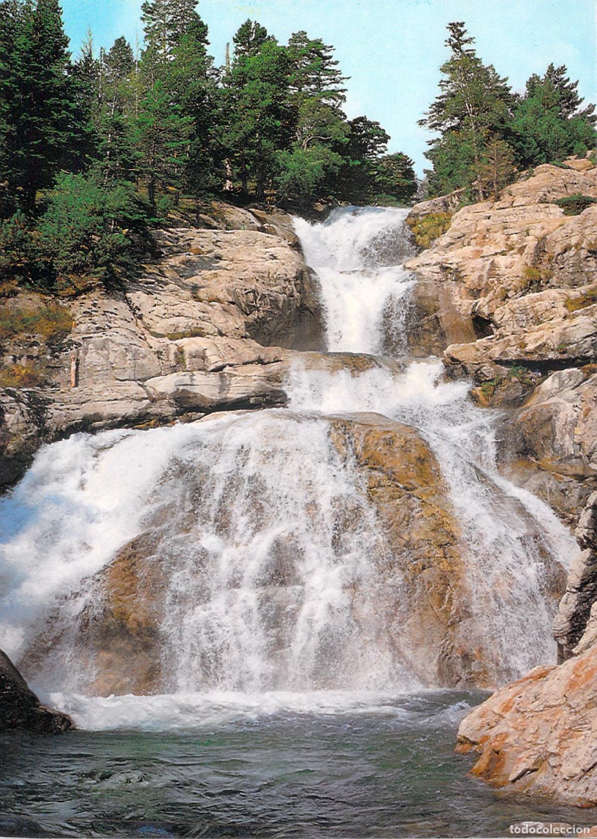 Postkarten: Postal Cascada Salt de l'Esperit Sant Vall de Sant Nicolau Pirineos