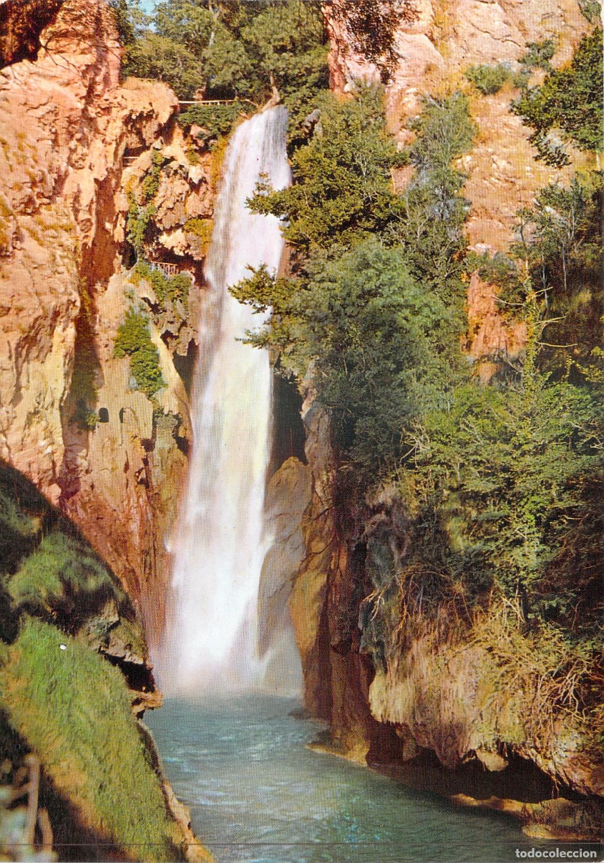 Postales: Postal de la Cascada Cola del Caballo, Monasterio de Piedra, Zaragoza