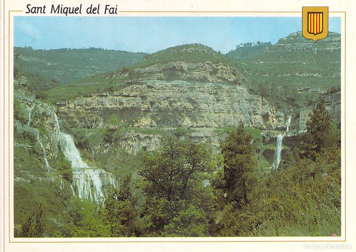 Postales: Postal de Vista General y Cascadas de Sant Miquel del Fai
