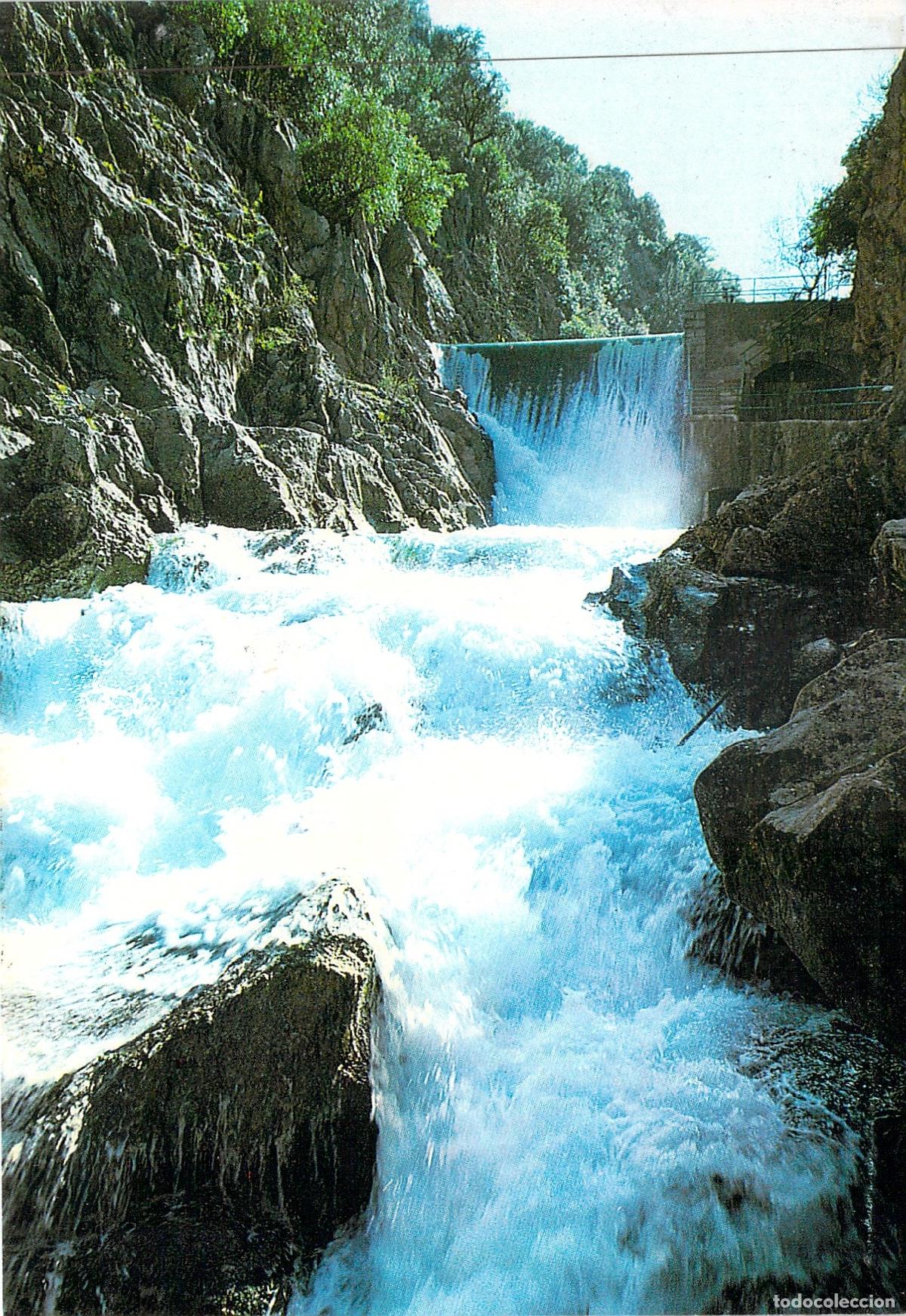 Postales: Postal Sierra de Cazorla, Salto Presa Cerrada de Utrero, Ja&eacute;n
