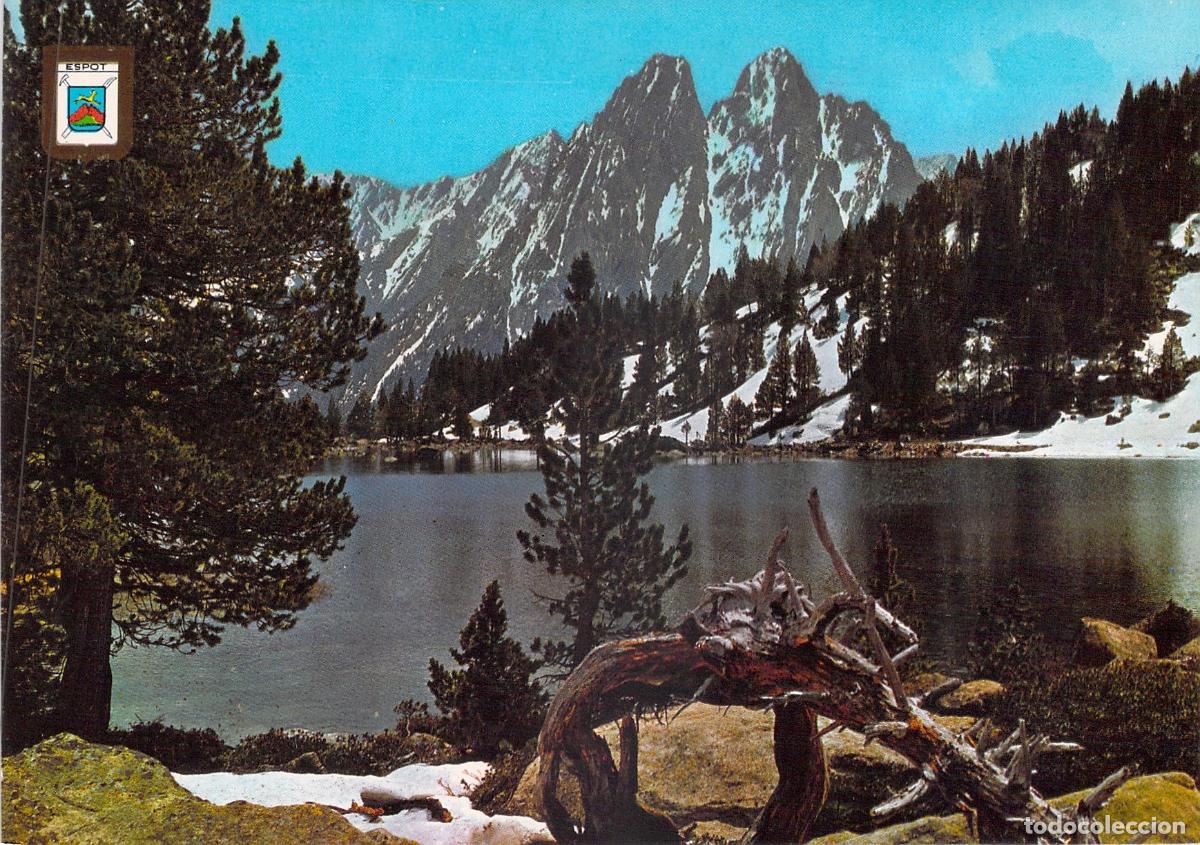 Postales: Postal de Espot Lago de San Mauricio y Els Encantats Lleida