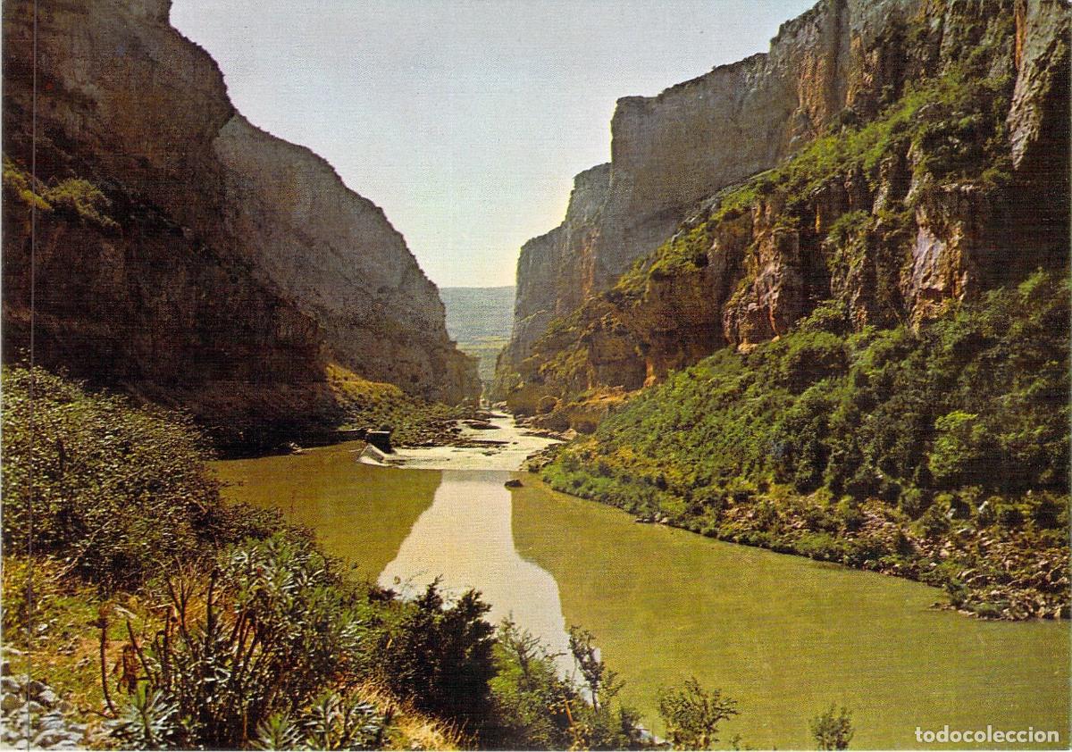 Postales: Postal de la Foz de Lumbier y el R&iacute;o Irati Navarra