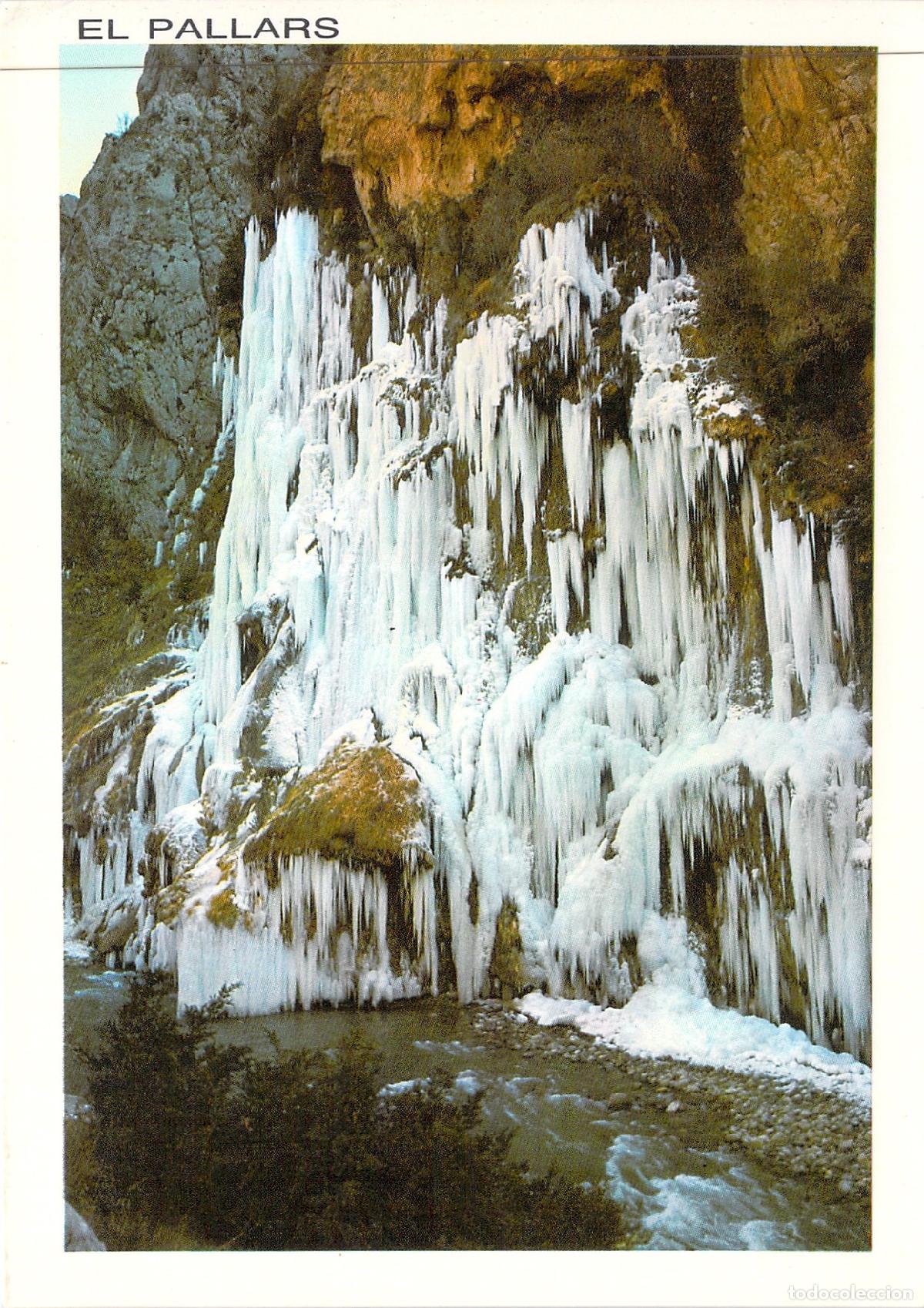 Postcards: Postal El Pallars Pirineu Catal&aacute; L'Argenteria Gelada Cascada Helada