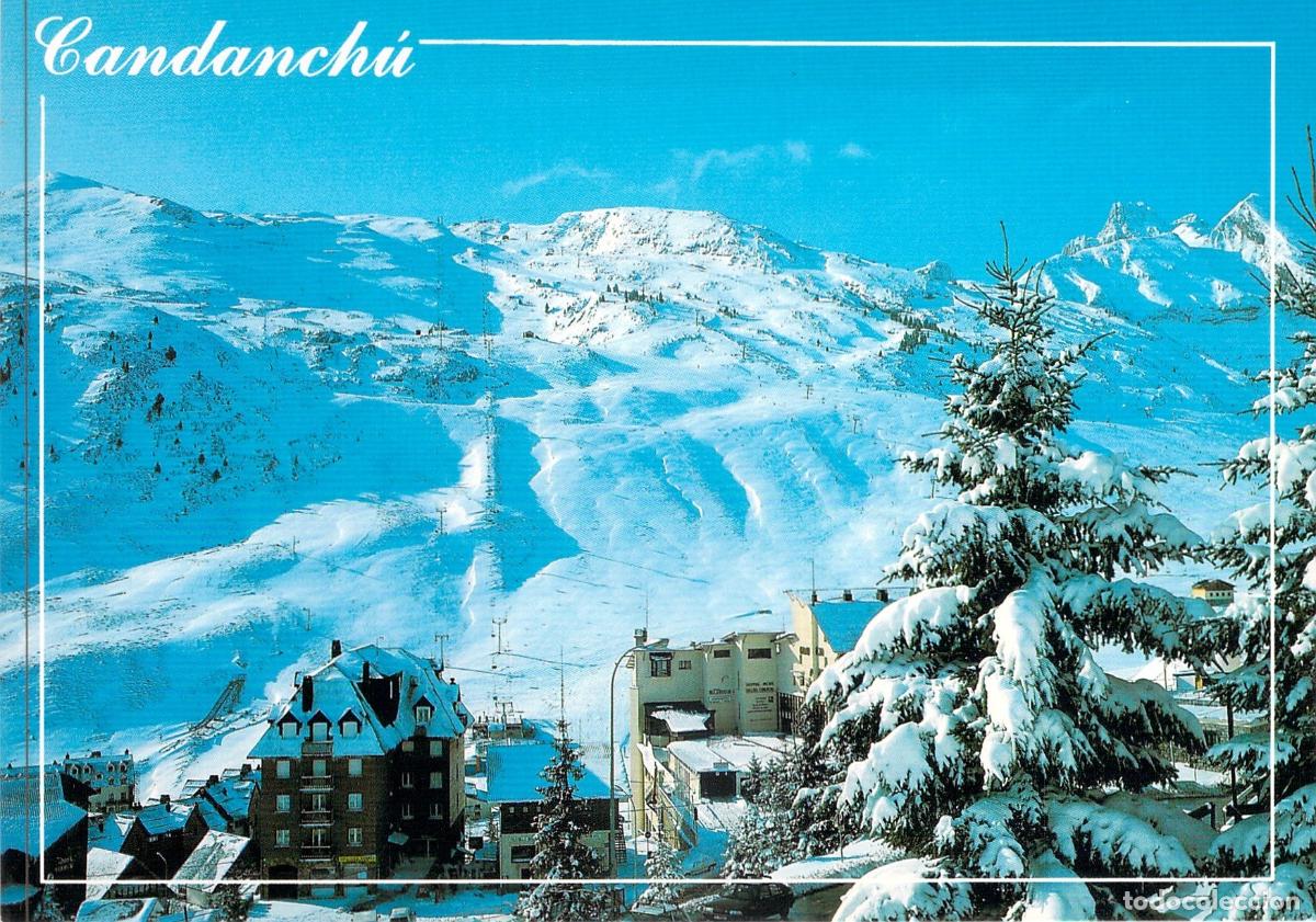 Postales: Postal Candanch&uacute; Estaci&oacute;n de Esqu&iacute; Pistas del Tobazo Huesca