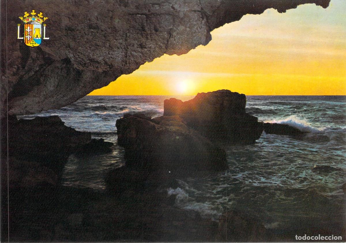 Postales: Postal Amanecer en Cova Talla Javea Alicante Cueva Costa Blanca