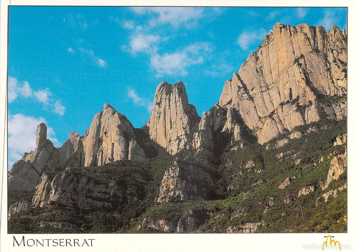 Postales: Postal de la Monta&ntilde;a de Montserrat, Vista General de los Picos