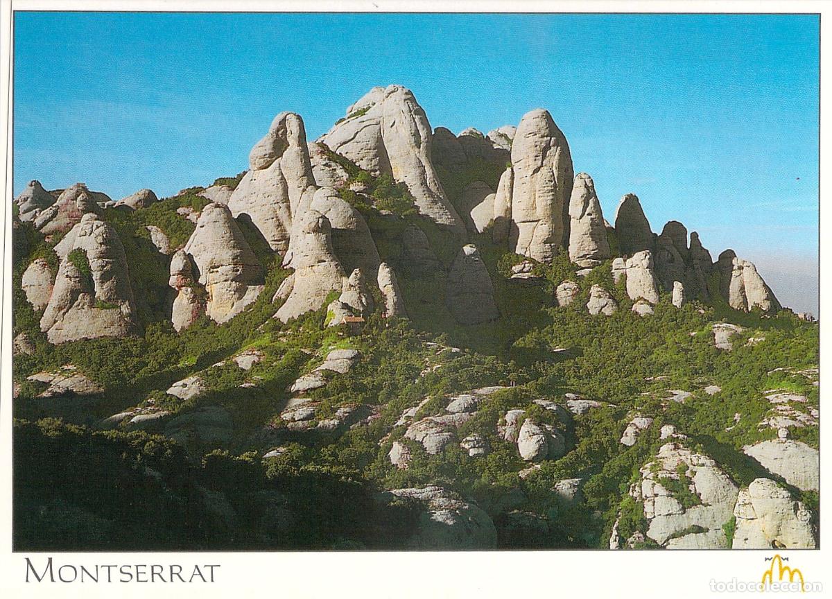 Postales: Postal de la Monta&ntilde;a de Montserrat y su Cordillera