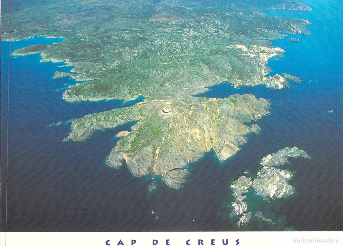 Postcards: Postal de Vista A&eacute;rea de Cap de Creus en la Costa Brava