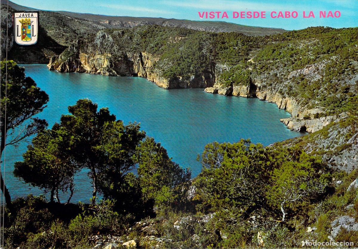 Postales: Postal de la Vista desde el Cabo de la Nao en J&aacute;vea Alicante